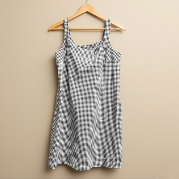 NWT A New Day Gingham Check Mini Dress - Black/White - Size Small - Picture 4 of 6